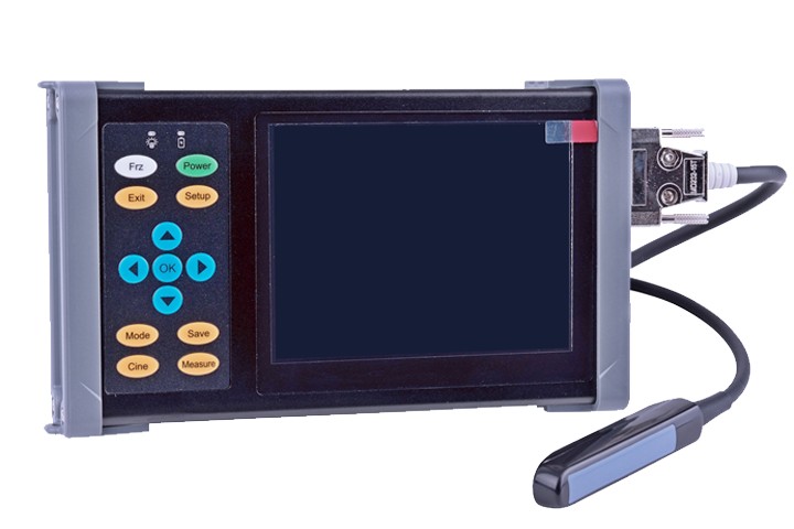 BU303 Handheld Type B Ultrasonic Scanner with 6.5MHz rectal linear array probe for veterinary use